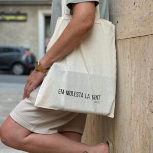 bolsa de tela / tote bag con frase en catalán, regalo perfecto para tu padre, madre, novio, novia o amigos.