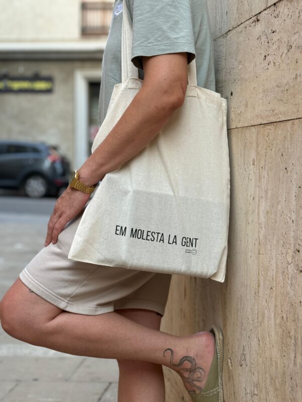 bolsa de tela / tote bag con frase en catalán, regalo perfecto para tu padre, madre, novio, novia o amigos.